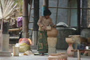 Lady Making Water Vessels